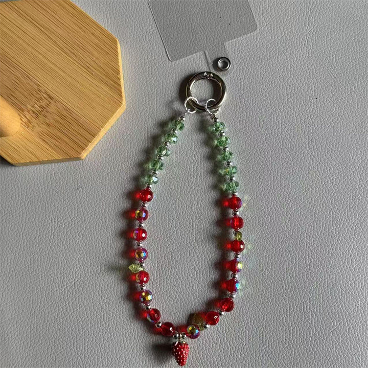 Decorative Strawberry Charm Keychain Stornfield