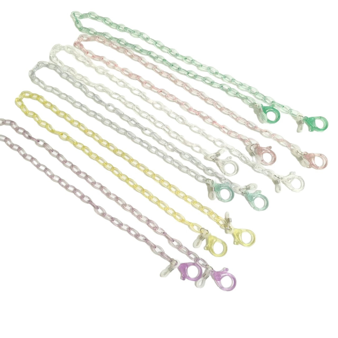 Handmade Glasses Holder Chain Made of Transparent Material Stornfield