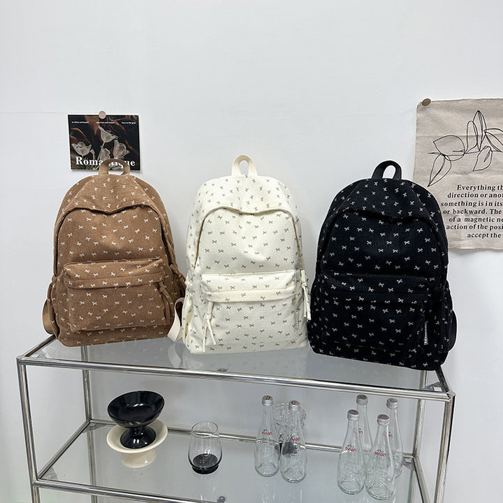 Playful Corduroy Backpack Stornfield