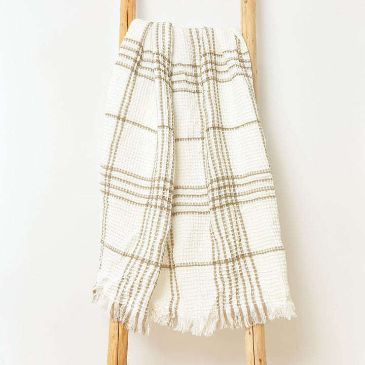 Soft Cotton Waffle Weave Blanket