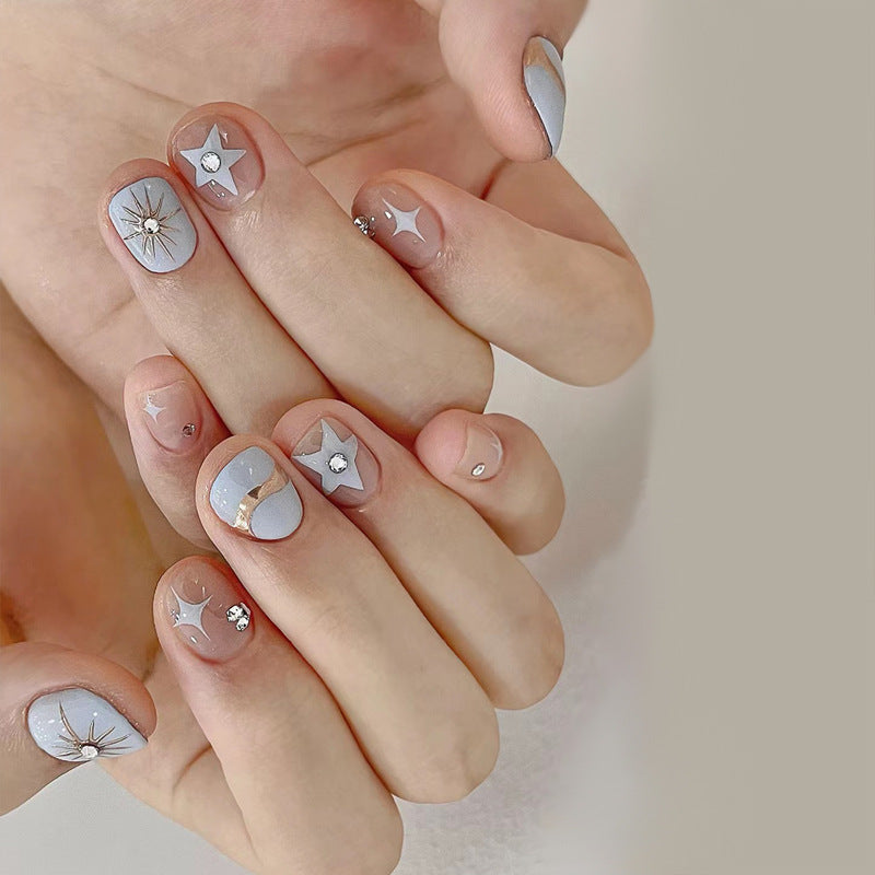 Decorative Press-On Nail Art Set Stornfield