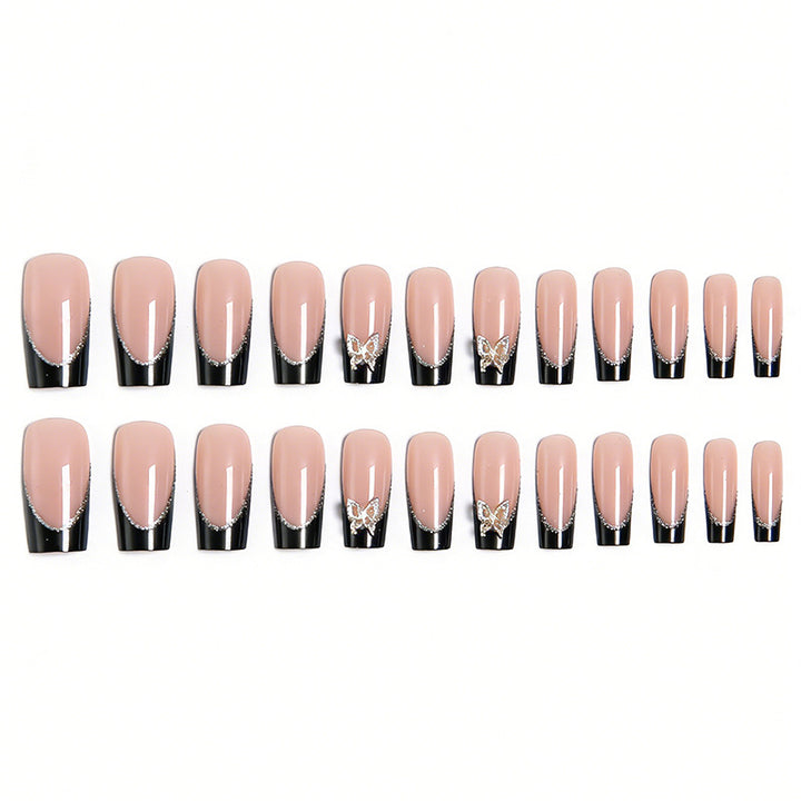 Glamorous artificial nails with detailed decorations Stornfield