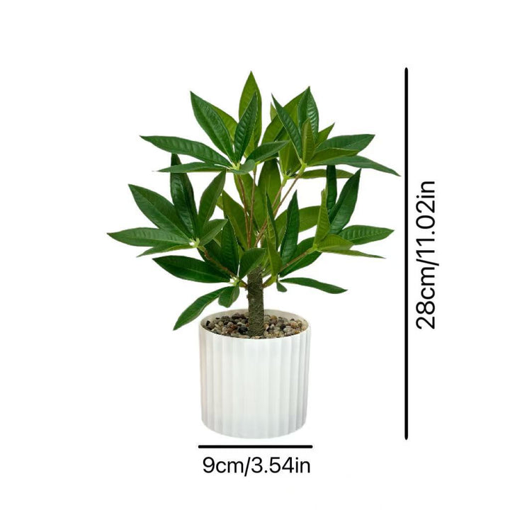 Lifelike Artificial Fig Tree for Home Decor Display