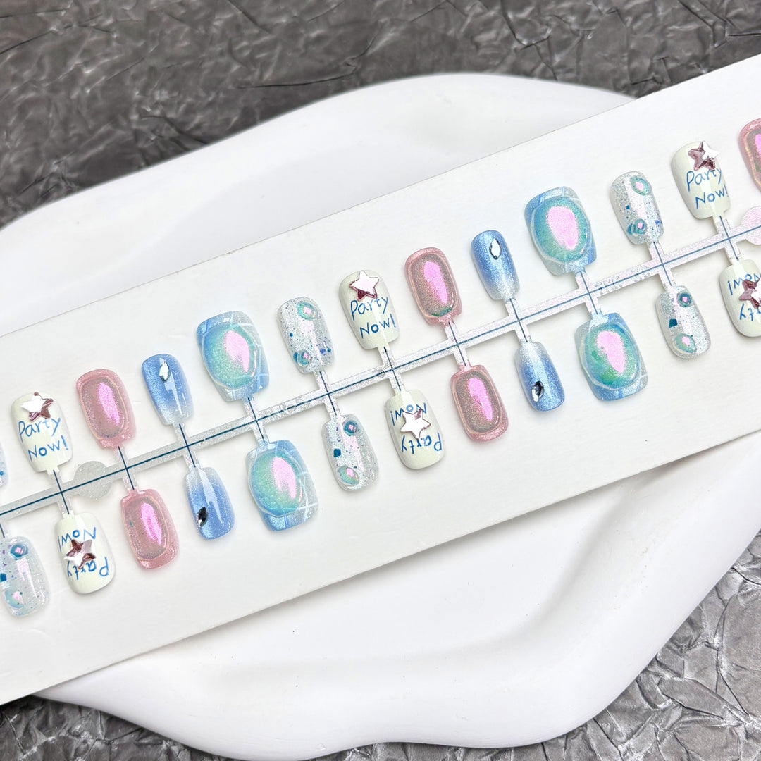 Elegant Ombre Art Press-On Nails