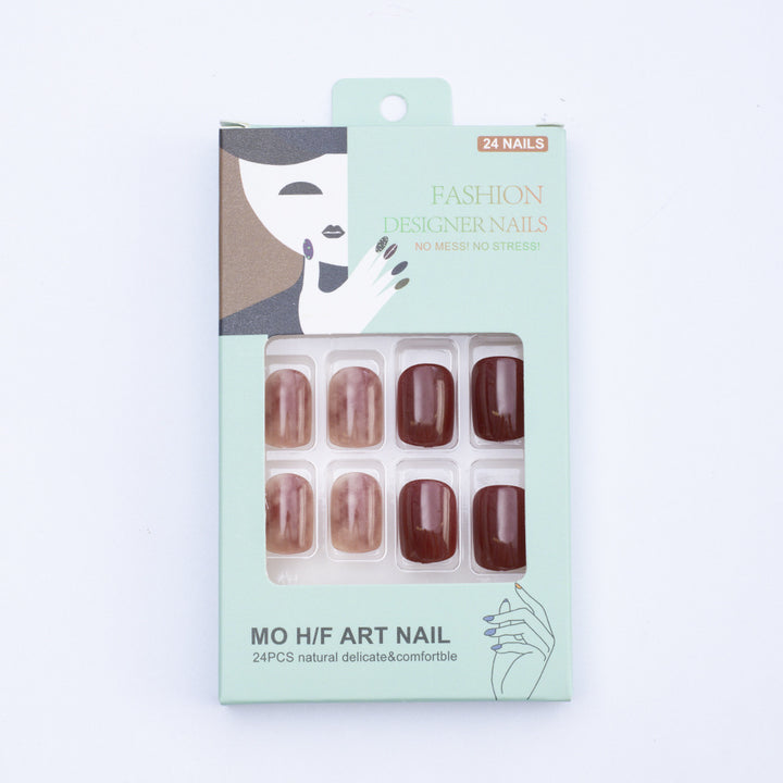 Nail set with elegant gradient and stylish surfaces Stornfield