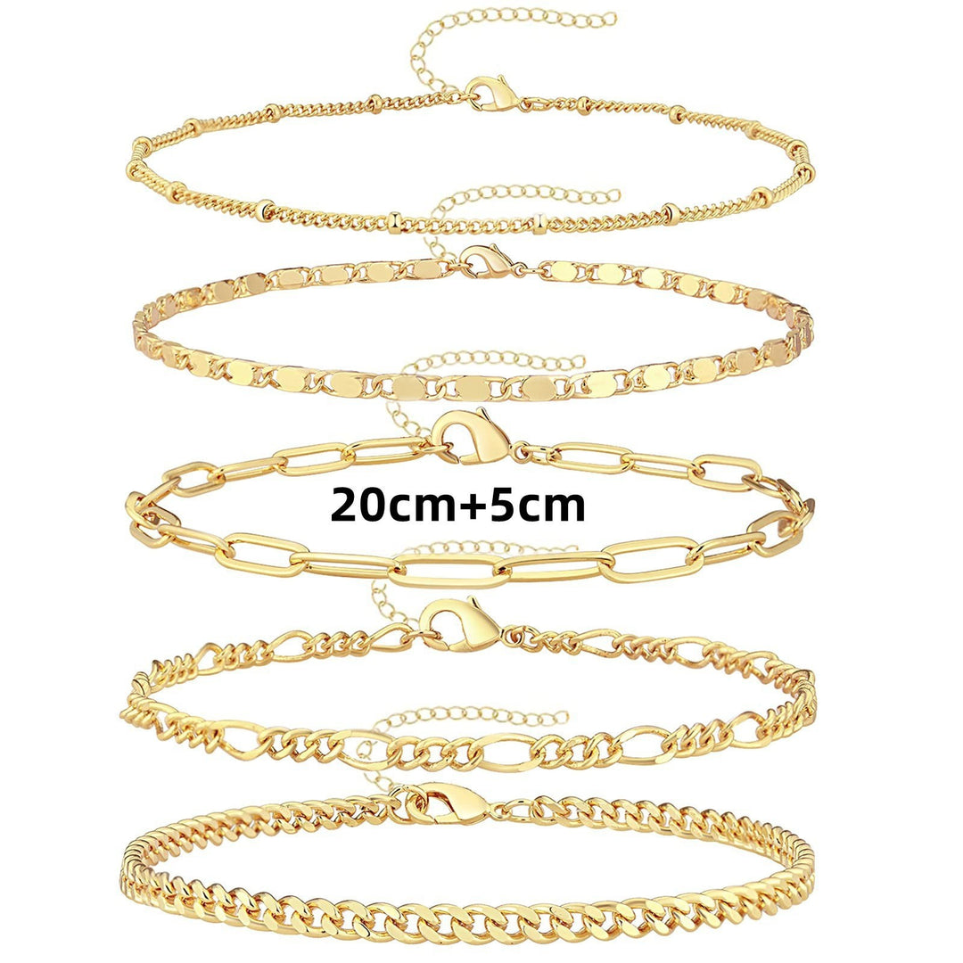 Adjustable Multi-Style Anklet Set Stornfield
