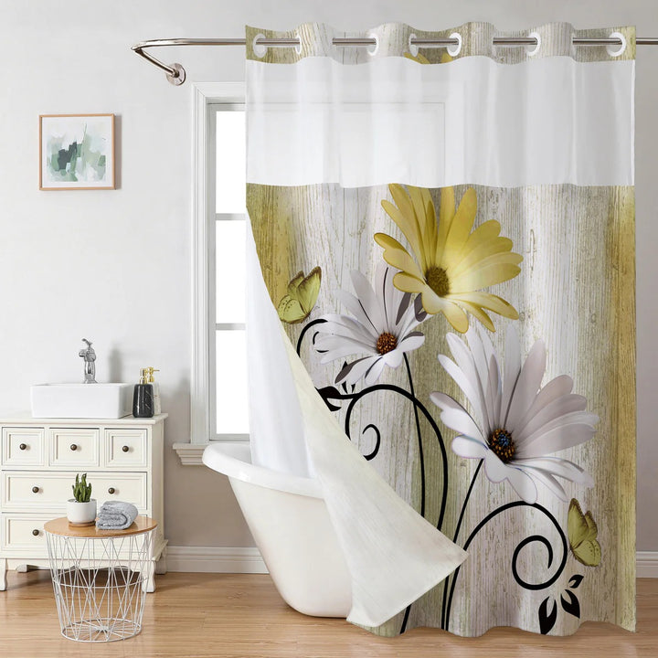 Artistic Floral Shower Curtain Stornfield