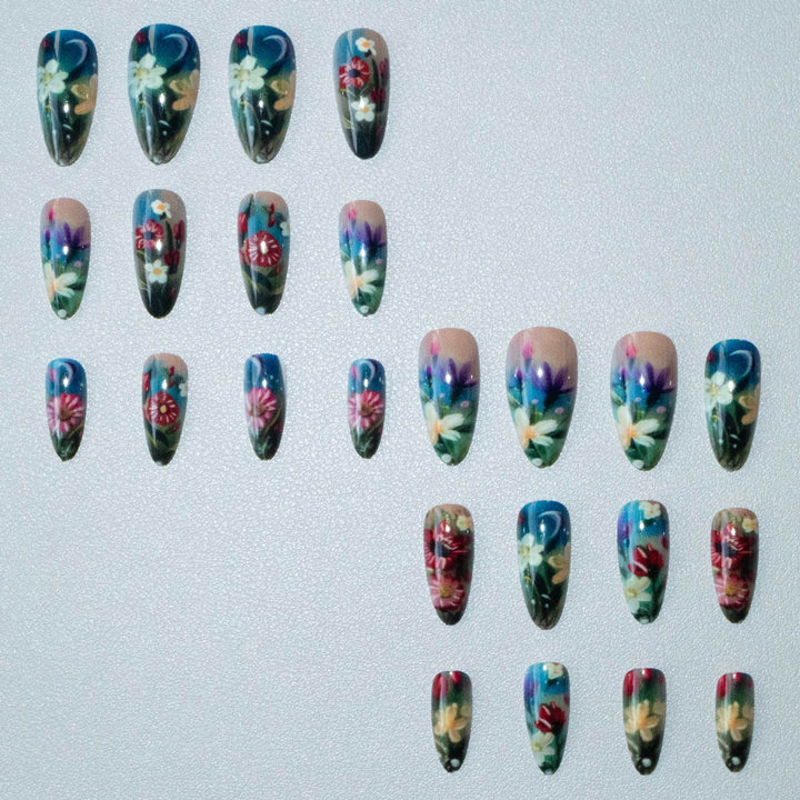 Artistic Floral Nail Design Kit