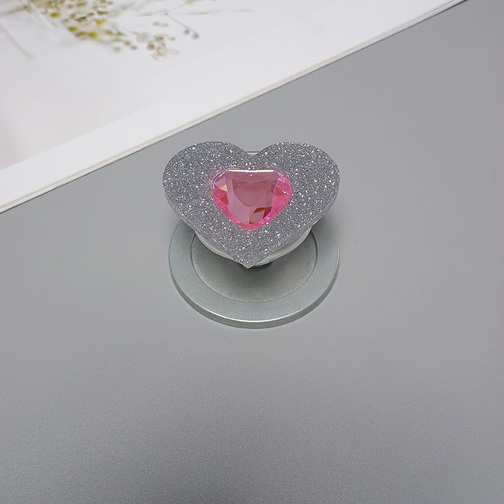 Decorative Heart-Shaped Phone Grip Stornfield