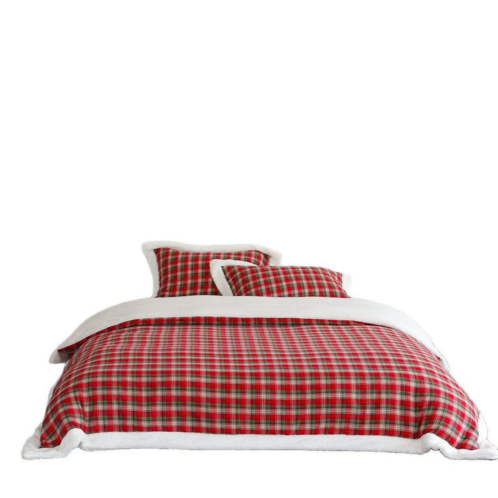 Reversible duvet cover set