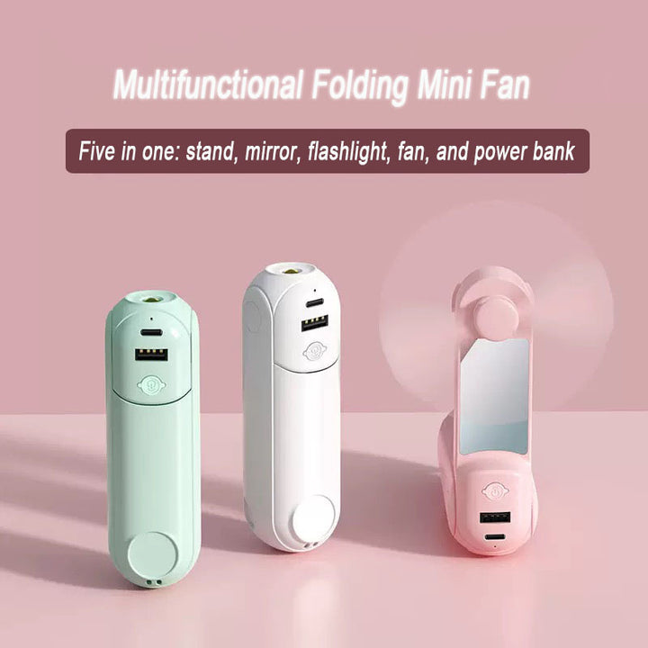 Women Portable USB Fan with Flexible Mount Stornfield