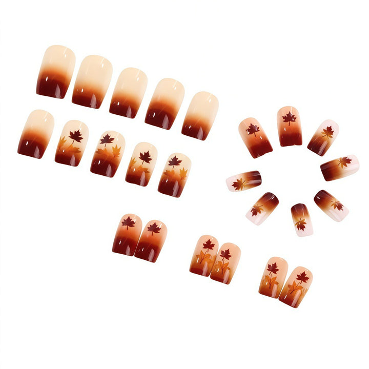 Artificial nails with autumn design Stornfield