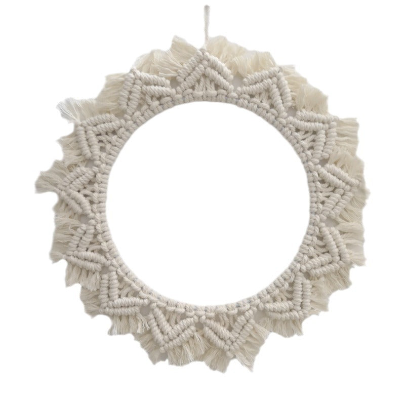Decorative Macrame Wall Mirror Stornfield