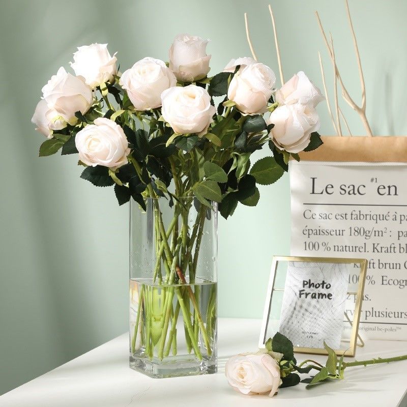 Lifelike Rose Floral Arrangement