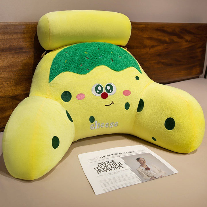 Plush pillow with cheese design Stornfield