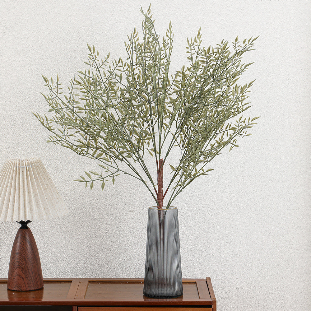 Decorative artificial branch with filigree, curved twigs