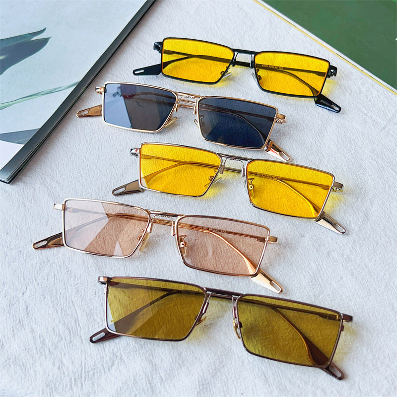 Fashion-Forward Geometric Frame Sunglasses Stornfield