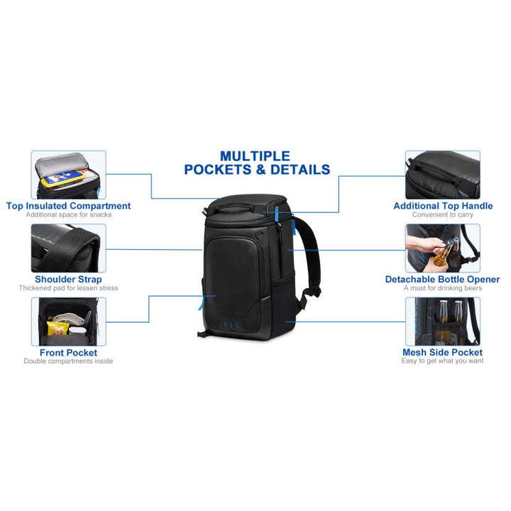 Insulated cooler backpack with practical organizer pockets Stornfield