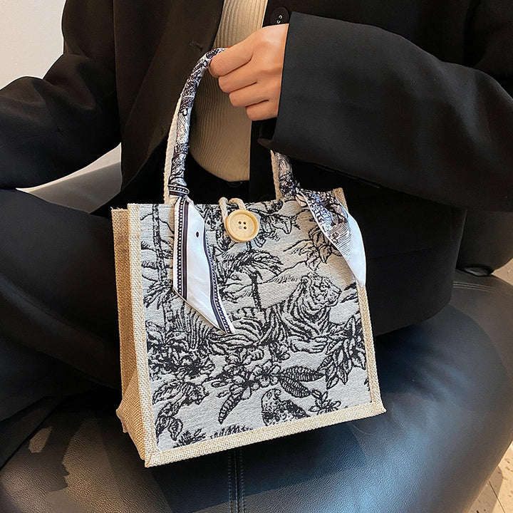 Artistic Print Tote Bag