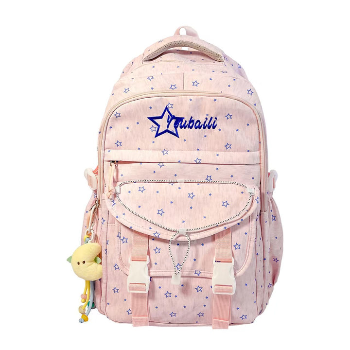 Star Patterned Student Backpack Stornfield