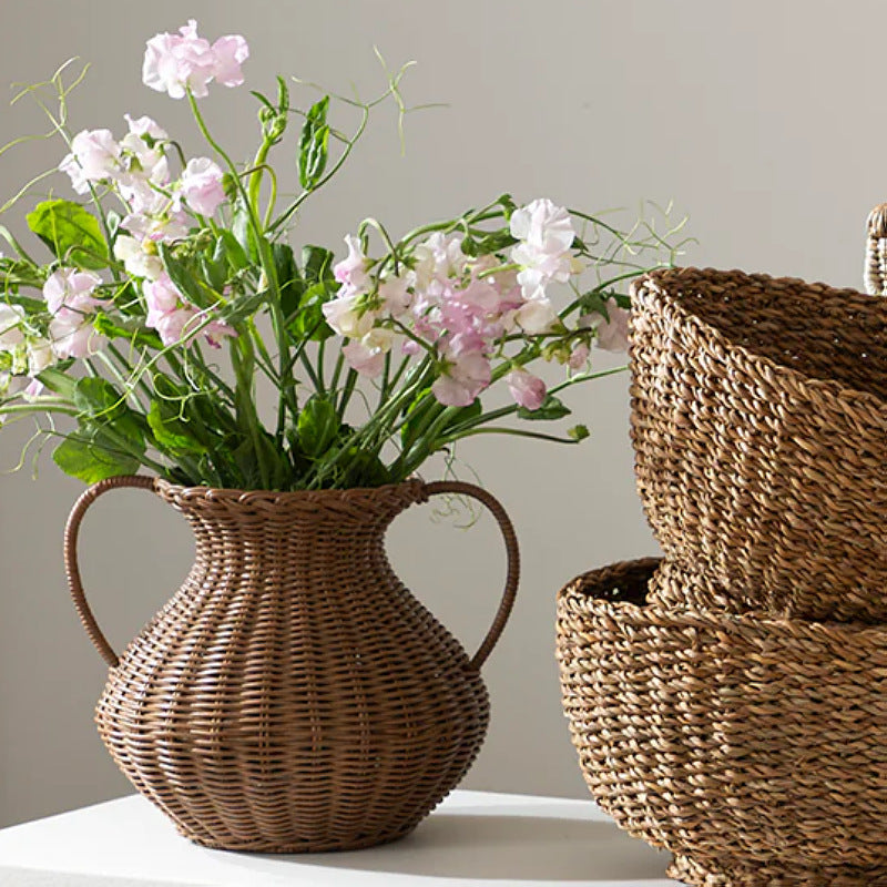 Handwoven decoration bouquet holder Stornfield
