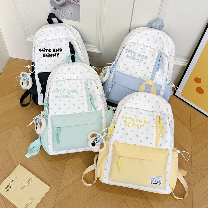 Cute Animal-Themed Canvas Backpack Stornfield