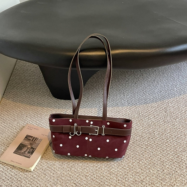 Stylish Polka Dot Shoulder Bag