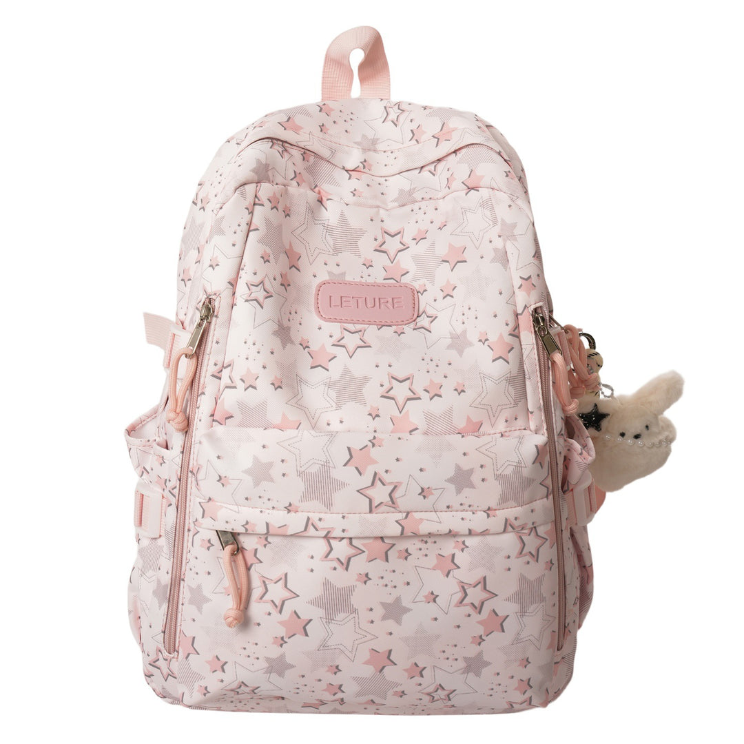 Star-Patterned Lightweight Backpack Stornfield