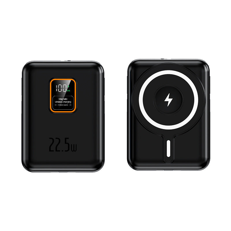 Portable power bank with wireless charging function and digital capacity display Stornfield