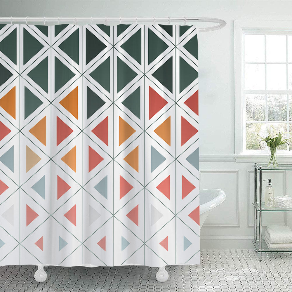 Modern Geometric Shower Curtain Stornfield
