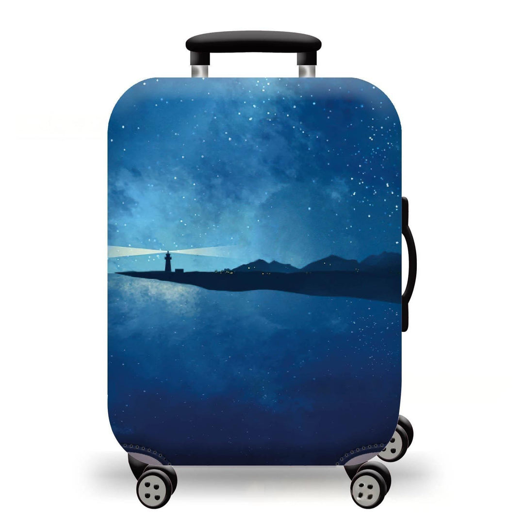 Unisex Hard-shell suitcase with stunning mountain landscape design Stornfield
