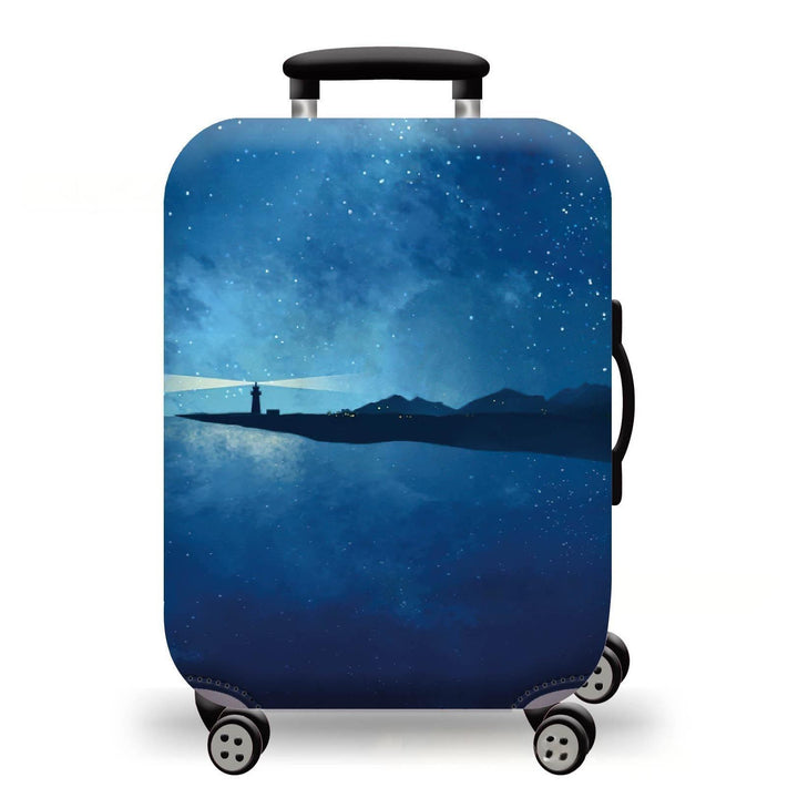 Unisex Hard-shell suitcase with stunning mountain landscape design Stornfield