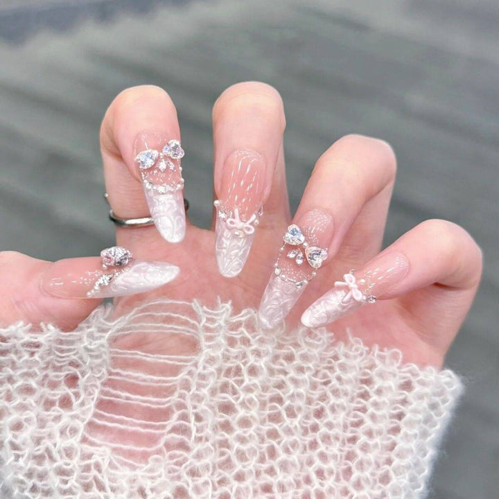 Stylish Stiletto Press-On Nail Extensions Stornfield