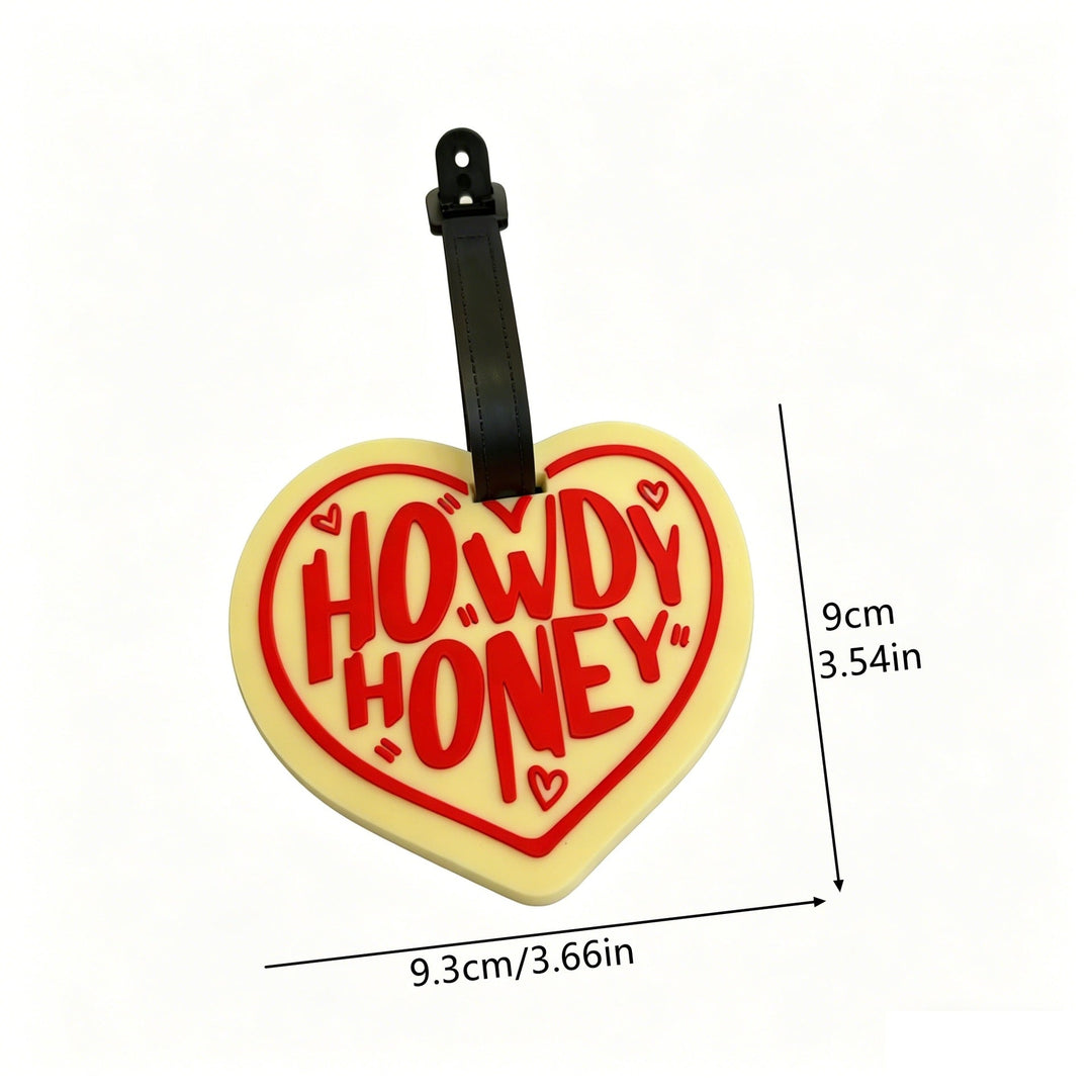 Heart-Shaped Travel Luggage Tag Stornfield