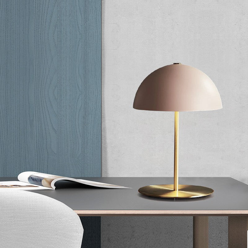 Modern Minimalist Table Lamp with Gold Base