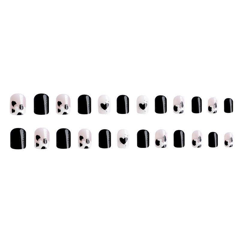 Creative nail art with heart and animal motifs Stornfield