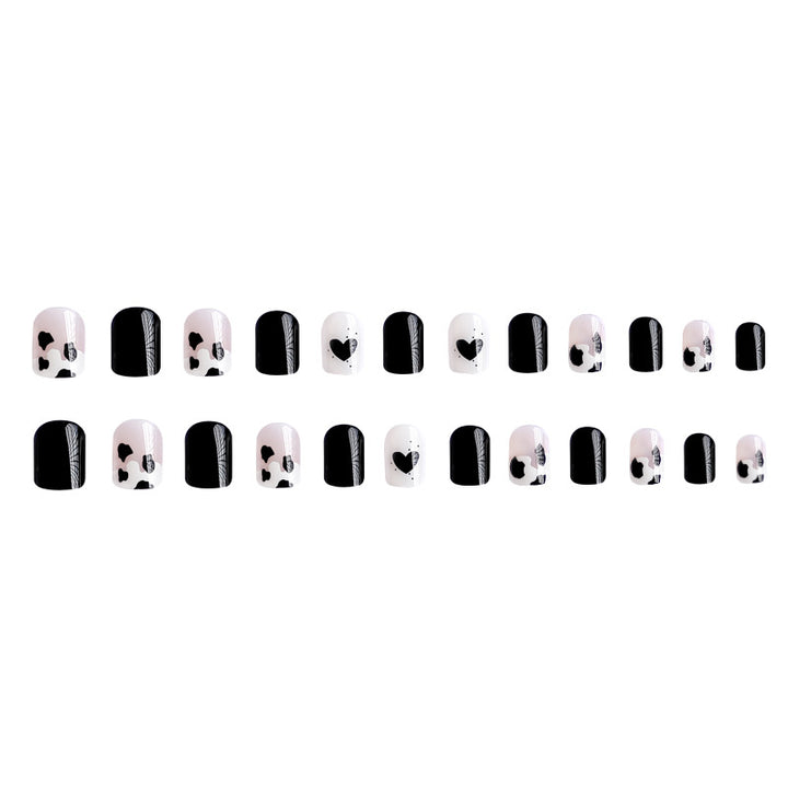 Creative nail art with heart and animal motifs Stornfield