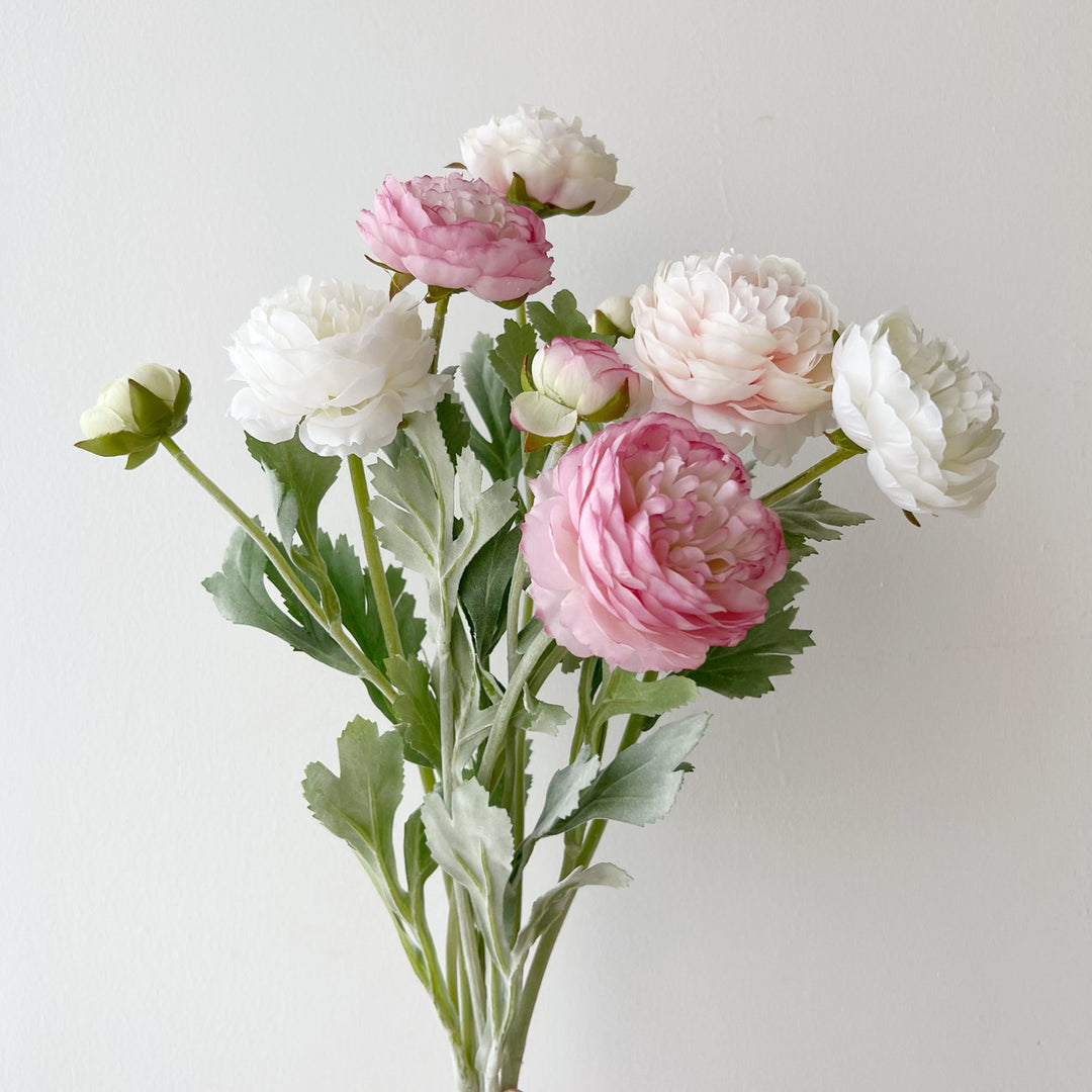 Realistic Faux Ranunculus Stem