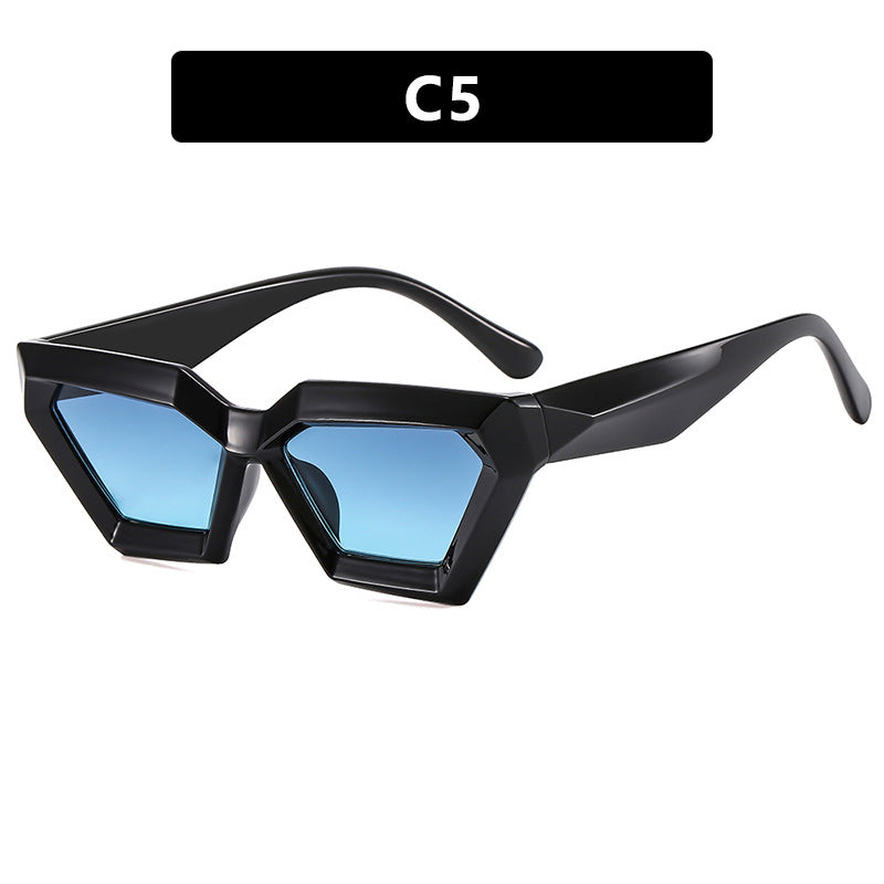 Ladies eye-catching sunglasses in unique hexagon design Stornfield