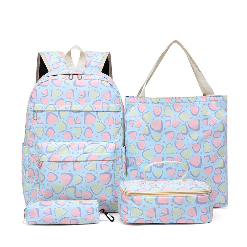 Set of backpack, tote bag and lunch box Stornfield