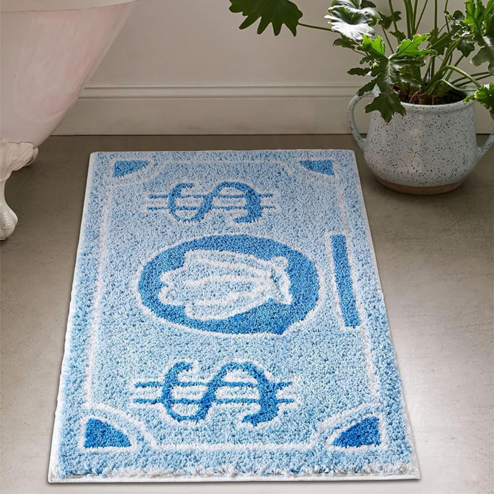 Decorative Beach-Themed Bath Mat