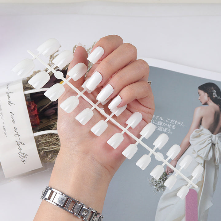 Natural Glossy Press-On Nail Tips Stornfield