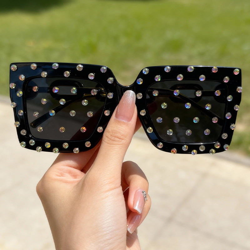 Decorative Pearl-Embellished Cat Eye Sunglasses Stornfield