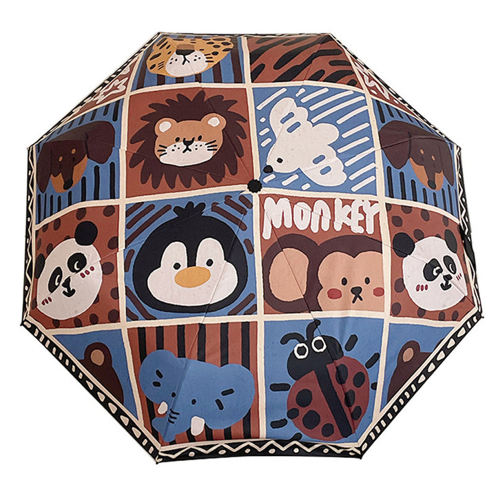 Women's folding umbrella with creative geometric design Stornfield
