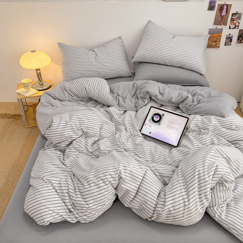 Striped Ultra Soft Duvet Set