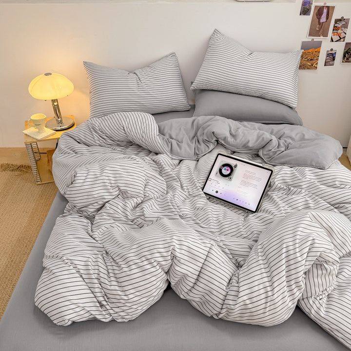 Striped Ultra Soft Duvet Set