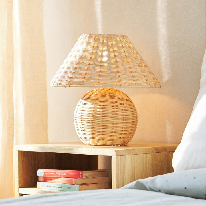 Handcrafted Rattan Table Lamp Stornfield