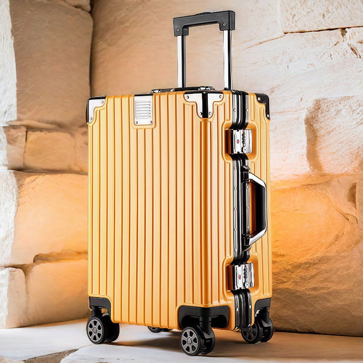 Hard Shell Trolley With Double Safety Lock And Silent 360-Degree Wheels Stornfield