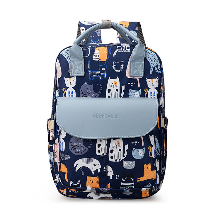 Cat Print Backpack Stornfield