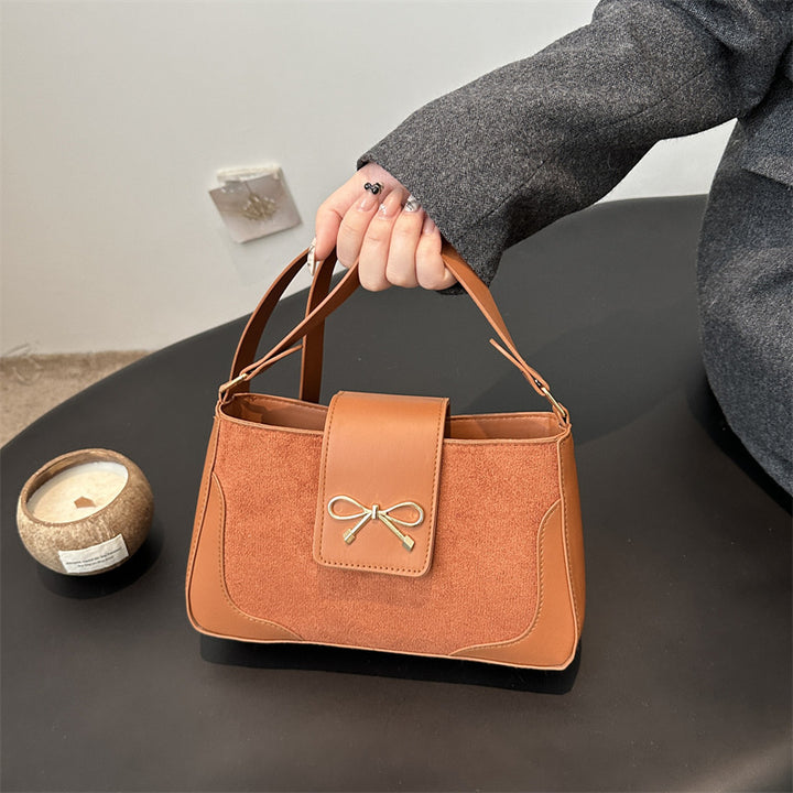 Stylish Faux Suede Handbag Stornfield
